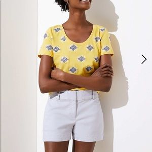 NWT - LOFT Riviera short 4” inseam